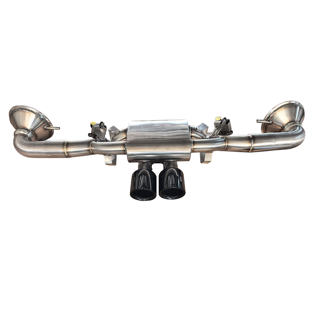 VantaFlow Catback Performance Racing Exhaust System for Porsche 911 992/992.1/922.2 GT3 RS 4.0L 2021-2026 Mirror Polished Exhaust Pipe