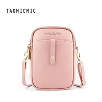 Taomicic नई फैशन चमड़ा महिलाओं क्लच बैग लंबी मिनी Crossbody कंधे बैग बड़ी क्षमता फोन नकद बटुआ सिक्का पर्स