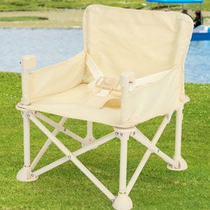 Hochwertiger Klappbarer Kunststoff-PVC-Rückenlehnenloser Babyhochstuhl für Innen und Außen Tragbarer Niedriger Sitz Strandstuhl - Product Image 2