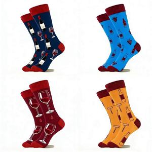 <span class=keywords><strong>Calcetines</strong></span> de algodón de punto con diseño de <span class=keywords><strong>Grinch</strong></span> para Navidad, 70%-80% algodón, a la moda, para parejas, talla adulta, novedad transfronteriza - Product Image 1