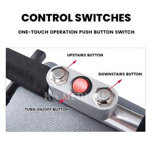 KSM-302 merdiven tırmanma tekerlekli sandalye devre dışı yetişkin manuel katlanır taşınabilir elektrikli tekerlekli sandalye merdiven asansörü - Product Image 5