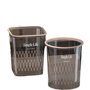 Household High Quality Transparent Thickened Office <strong>Trash</strong> Can Kitchen Living Room Toilet <strong>Trash</strong> Can - Product Image 5
