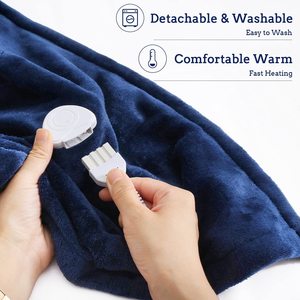 Safe Warm <strong>Heated</strong> Blanket <strong>Electric</strong> <strong>Throw</strong> Cozy Heating Blanket for Couch Sofa Bed - Product Image 3