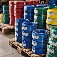 Câble électrique domestique BV, âme en cuivre toronné, isolation PVC, 1,5/2,5 mm, 450/750 V, IP44, utilisation aérienne, forme ronde