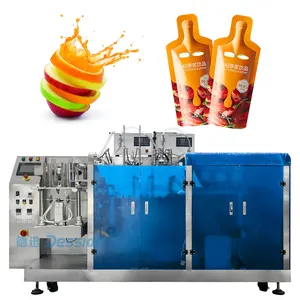 High Precision Automatic Special Shaped Bag Juice Filling And Packing Machine Pineapple Juice Premade Pouch Packing Machine