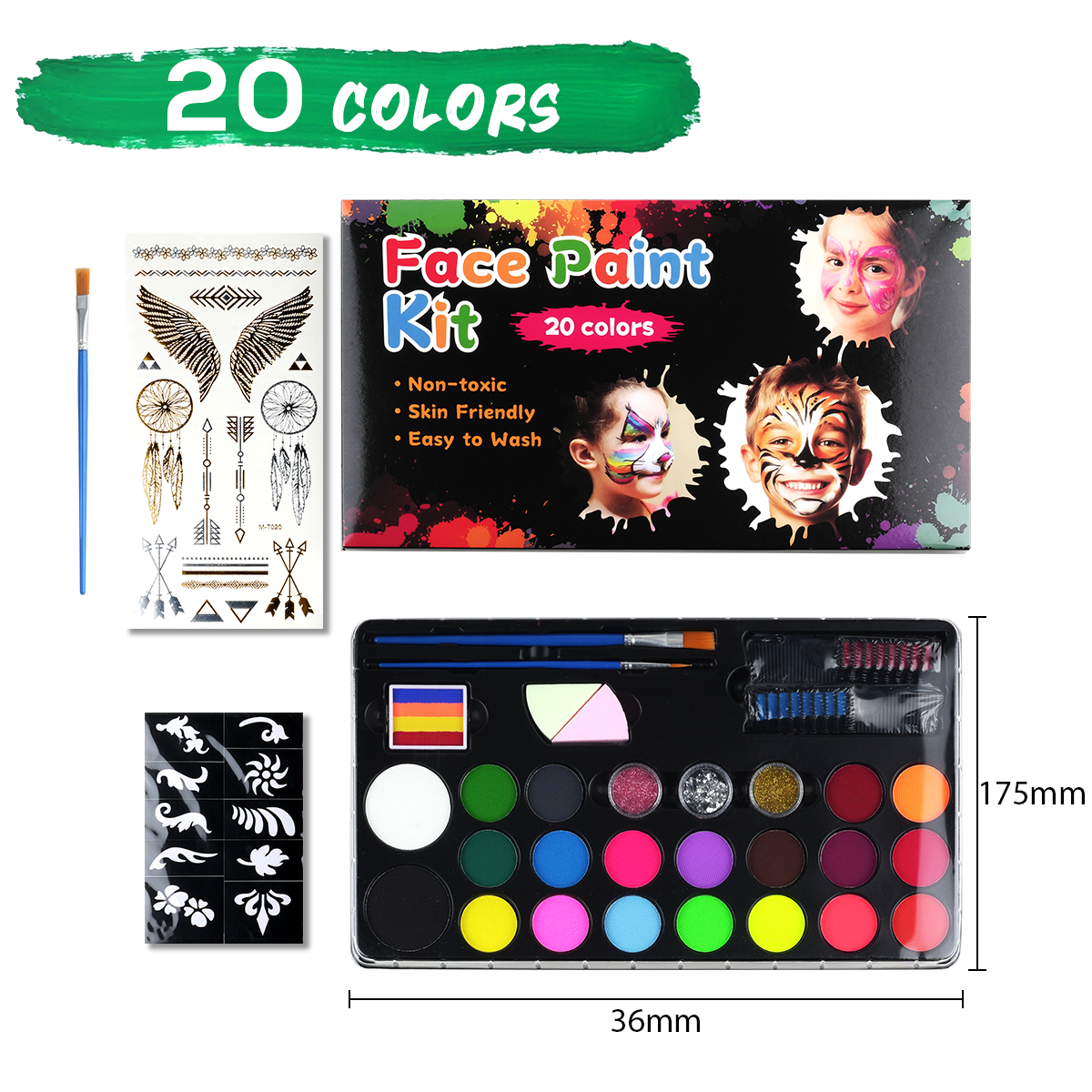 Comme sur l'image - 20 couleurs