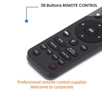 Control Remoto Inteligente de Plástico con 38 Teclas, IR/BT/Voz/2.4G, Personalizado al por Mayor, con el Mejor Precio, para TV Box LED LCD Smart HD