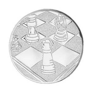 Targa Scacchi D=25mm per Uso Decorativo Casa o Ufficio - Product Image 1