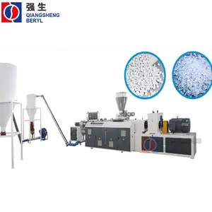 high capacity automatic soft rigid pvc compounding or recycled pelletizing extruder production line