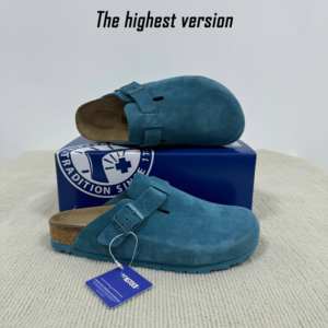 Mules orthopédiques en cuir véritable avec semelle en liège et soutien de la voûte plantaire, légères, à bout carré, design inspiré des <span class=keywords><strong>Birkenstock</strong></span>, personnalisables OEM - Product Image 3