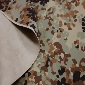 Atacado tecido de lona de Algodão barato tecido de camuflagem camo alemão BT-274