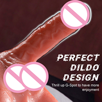 Xise Sexspielzeug Stoßender Dildo-Torso mit Anal-Kanal, Magnetisch Aufladbare Silikon-Sexpuppe für Frauen und Schwule Männer, Masturbator