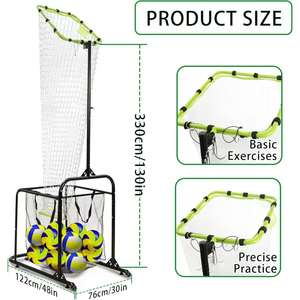 <span class=keywords><strong>Filet</strong></span> <span class=keywords><strong>de</strong></span> retour <span class=keywords><strong>de</strong></span> <span class=keywords><strong>volley</strong></span>-ball pliable et peu encombrant pour les zones d'entraînement compactes à domicile et les séances d'entraînement nomades - Product Image 2