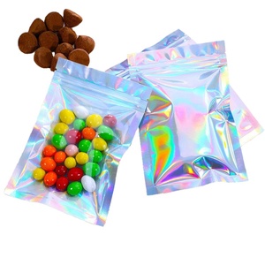 <span class=keywords><strong>Sacchetti</strong></span> in Mylar Olografici Arcobaleno Richiudibili con Cerniera in Alluminio per Conservazione Alimenti e Imballaggio - Product Image 1
