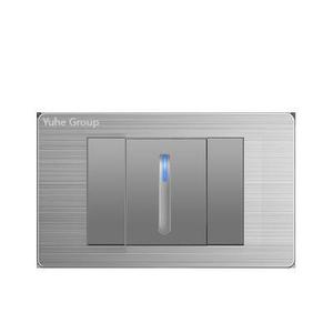 Yuhe Group Metal Wall <b>Switch</b> 1 Gang 1 Way 10A 230V Touch Control Minimalist IP20 - Product Image 5