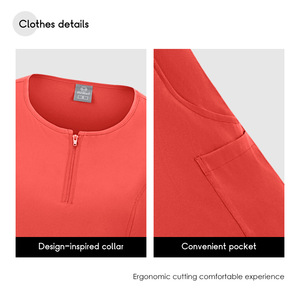 Women's Scrub Suit Set Moisture Wicking Split Uniform Hospital Workwear - Product Image 3