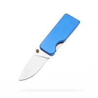 Couteau de poche cadeau Petit mini couteau de poche pliant pour porte-clés avec mousqueton Couteau pour l'extérieur Camping Pêche Compact Tiny