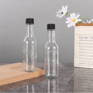Bouteilles en verre pour sauce piquante <span class=keywords><strong>de</strong></span> 150 ml et 200 ml, mini bouteilles vides pour sauce chili et tomate - Product Image 1