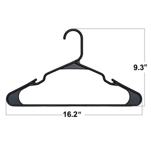Toptan dayanıklı plastik yetişkin giyim takım elbise tübüler askılar giysi için - Product Image 6