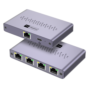 컴퓨터용 초고속 1 ~ 4 기가비트 분배기 RJ45 네트워크 익스텐더 이더넷 포트 분배기 1-in 4-out - Product Image 1