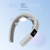 Appareil de massage intelligent pour soulager la douleur de la colonne cervicale Appareil de massage électrique chauffant TENS Pulse Portable pour le cou et les épaules