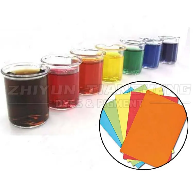 Colorants pour papier liquide à haute concentration colorants directs liquides pour papeterie