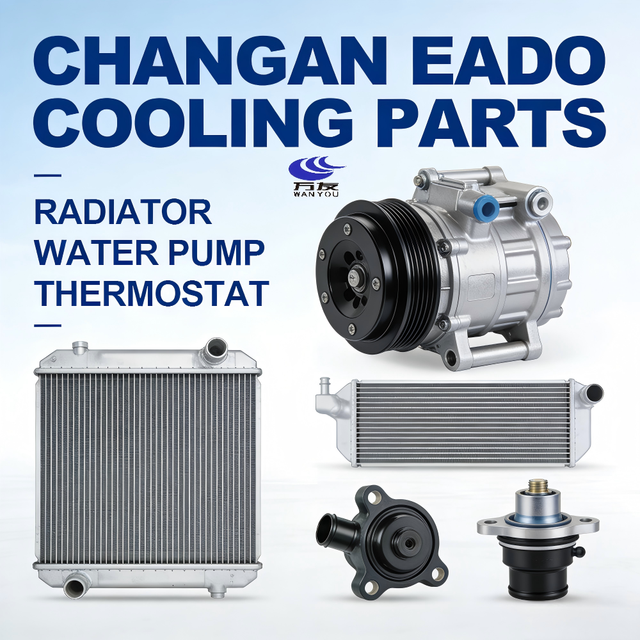 New Changan Eado Cooling System Kit Radiator Water Pump Thermostat Assembly Auto Parts