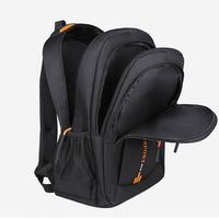 Sac à dos pour ordinateur portable étudiant en nylon imperméable et durable, portable et léger, idéal pour les voyages et les affaires