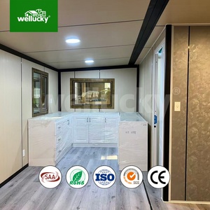 Casa Contenedor Expandible <span class=keywords><strong>de</strong></span> Doble Ala, 2-<span class=keywords><strong>3</strong></span> Dormitorios, Hogar Modular Prefabricado, Cabaña Móvil <span class=keywords><strong>para</strong></span> Vivienda Familiar y Casa <span class=keywords><strong>de</strong></span> Huéspedes - Product Image 2