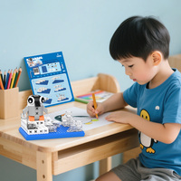 PUNGROW bloc de construction ensemble créatif 3D pingouin Pixel boîte modèle Cube Puzzle moderne bricolage assembler des jouets éducatifs pour les enfants