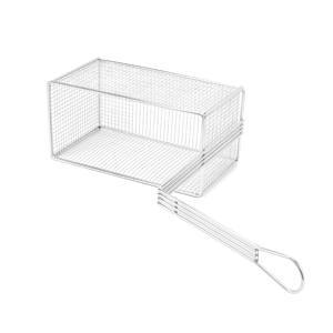 Корзина для жарки из проволочной сетки на заказ для аппаратов по производству картофельных чипсов, для домашнего или коммерческого использования в кухонных фритюрницах - Product Image 3