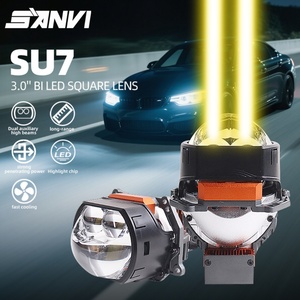 Sanvi High Quality SU7 Double Direct Dual Lens 3-Inch <b>Projector</b> Lens for Bmw Toyota High-Power 48-76W Car <b>Lamp</b> - Product Image 2