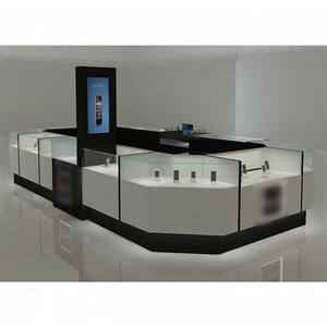 Kiosque de Téléphonie Mobile Personnalisé LUX avec Conception 3D Gratuite, Vente Chaude pour Centre Commercial - Product Image 3