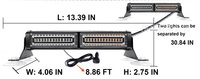 Flash de sincronización de dos luces con un controlador ATV SUV camión recuperación remolque Interior ventosa montaje Led tablero luz estroboscópica Flash