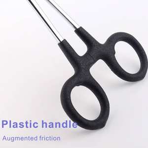 Pinze da pesca in acciaio inossidabile a naso piegato pinze a strascico Multi gancio per attrezzatura da pesca strumenti a mascella diritta pinza da pesca - Product Image 2