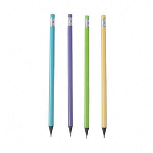 Crayons hexagonaux perlés colorés avec logo personnalisé, crayons HB à corps noir pour peinture, 7 pouces, 12 pièces/ensemble, boîte de couleur, pour bureau et école - Product Image 1