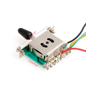 Circuito de tres potenciómetros de 500K para guitarra eléctrica, potenciómetro de 500K para ensamblaje de cableado de guitarra - Product Image 4