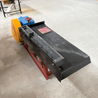 Équipement de valorisation de l'or : Table vibrante à petite échelle, séparateur gravimétrique de tailings d'or, table vibrante en fibre de verre