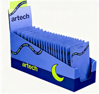 Boîte de présentation de sachets de suppléments électrolytiques et vitaminiques, écologique, pour comptoir de vente au détail, petite boîte de présentation de sachets