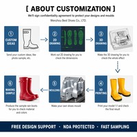 Bottes de pluie montantes en PVC mat pour femmes, design à lacets, imperméables, antidérapantes, service de marque personnalisée