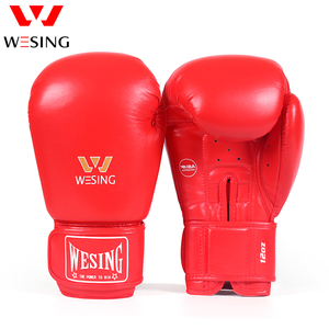 Guantes de Boxeo Wesing con Logotipo Personalizado, Aprobados por la <span class=keywords><strong>IBA</strong></span>, Guantes de Boxeo Profesionales de Cuero para Mujer - Product Image 3