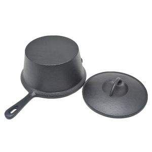 Marmite à lait en <span class=keywords><strong>fonte</strong></span> pré-assaisonnée antiadhésive à prix direct usine pour le camping - Product Image 6