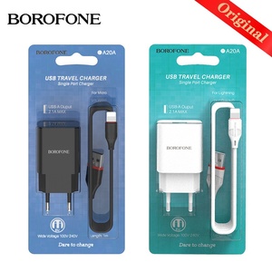 <span class=keywords><strong>BOROFONE</strong></span> BA20A ที่ชาร์จแบบพอร์ตเดียวสำหรับโทรศัพท์มือถือ มาตรฐาน EU รองรับ QC2.0 ชาร์จเร็ว 12W ชุดหัวชาร์จอเนกประสงค์ สินค้าขายดี - Product Image 2