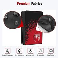 Housse anti-poussière Black Myth WuKong Spider pour console PS5 Slim en tissu Oxford nylon anti-rayures, protection anti-poussière, housse imperméable