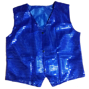 Gilet de danse brillant à paillettes HZO-25064 pour <span class=keywords><strong>costume</strong></span> de fête adulte enfant pour filles et garçons gilets de <span class=keywords><strong>costume</strong></span> de fête <span class=keywords><strong>disco</strong></span> - Product Image 6