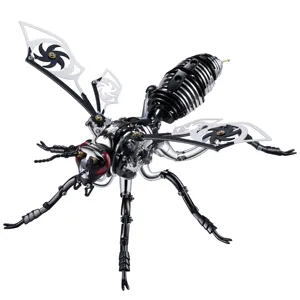 Creative Metal Wasp 3D Puzzle Model DIY Adult Boys And Girls Gift 3D Puzzle Toy Assembly Crafts Display
