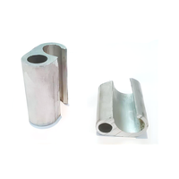 Conector de aluminio estable Abrazadera O de prensa individual 1P/2P para conexiones de cables de cableado de alta potencia eléctrica de cobre y plástico