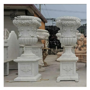 <span class=keywords><strong>Jardinière</strong></span> <span class=keywords><strong>ronde</strong></span> <span class=keywords><strong>en</strong></span> <span class=keywords><strong>pierre</strong></span> naturelle blanche de style europé<span class=keywords><strong>en</strong></span> moderne pour l'extérieur, pot à fleurs <span class=keywords><strong>en</strong></span> marbre massif à vendre - Product Image 1