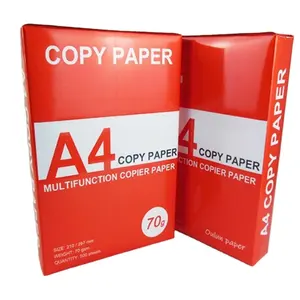 Papel de cópia A4 80g 70gsm, papel de madeira para embalagem, papel de carbono para folhas de papel legal de celulose