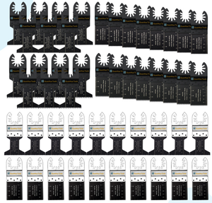 Confezione da 50 chiodi in metallo/legno/<span class=keywords><strong>ferro</strong></span> lame per seghe oscillanti lame multiuso universali a sgancio rapido - Product Image 2